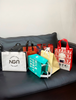 Bolsas de plástico de burbujas aisladas